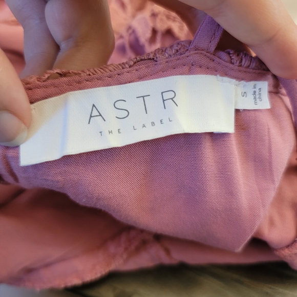 SOLD Astr The Label Blush Pink Lace Midi Dress - Picture 6 of 6